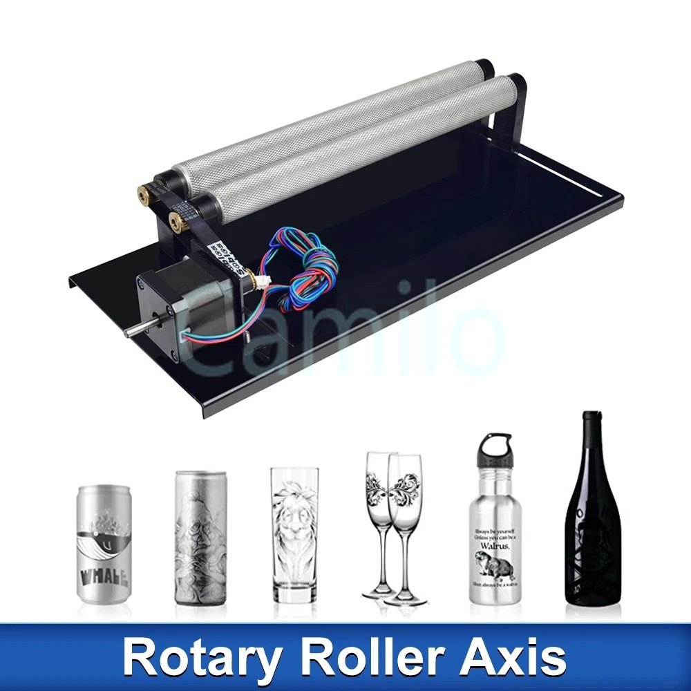 Rotary Axis Laser Engraver - Moduł obrotowy osi Y do grawerowania,