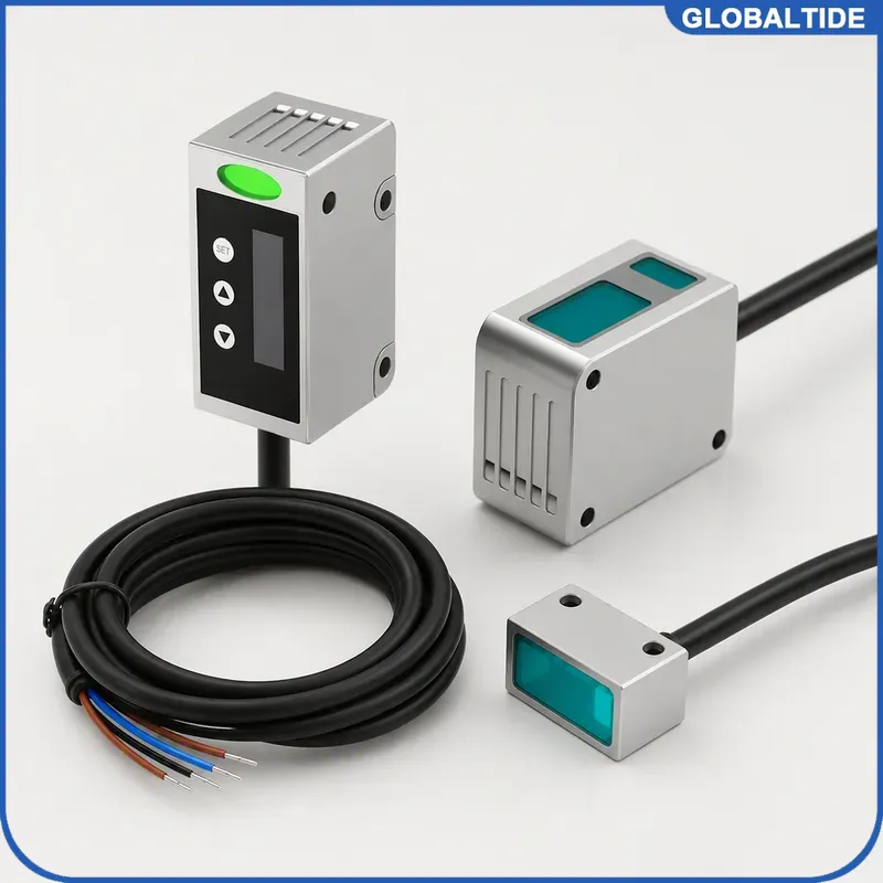 Industrial Laser Displacement Sensor - Czujnik przemieszczenia laserowego RS485, dokładność 0,1
