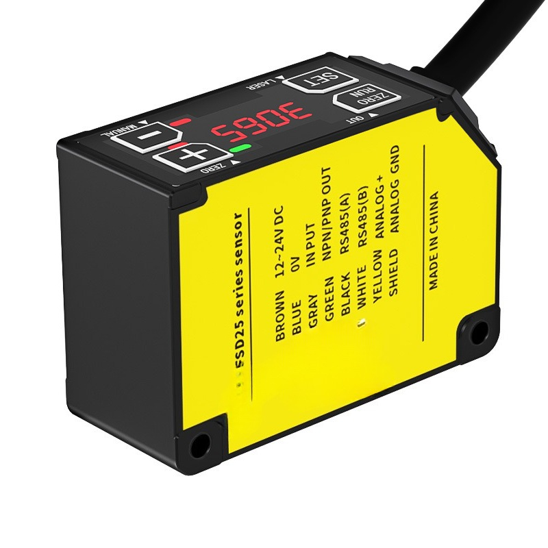 Industrial Laser Displacement Sensor - Precyzyjny laserowy czujnik odległości FSD25 do