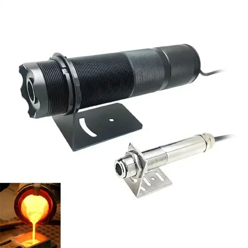 Industrial Laser Temperature Sensor - Termometr do pieca, cyfrowy, 24V, 4-20mA,
