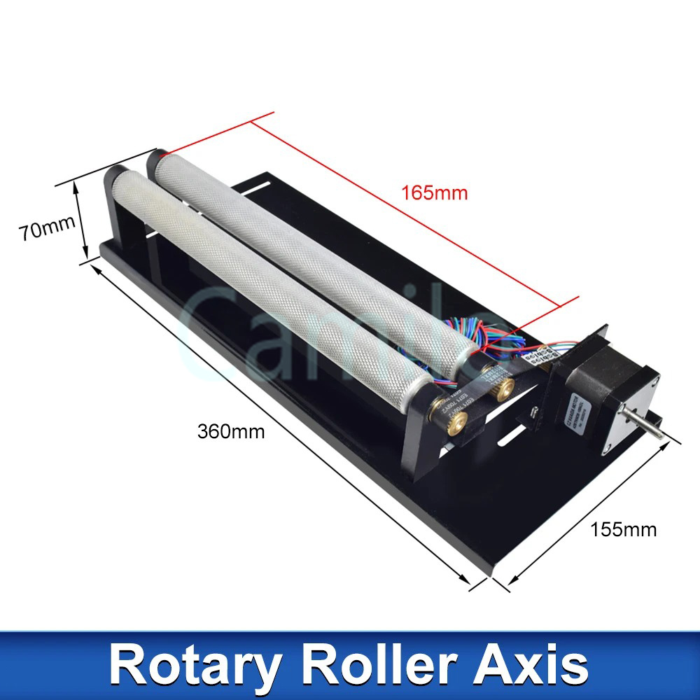 Moduł obrotowy osi Y do grawer – Rotary Axis Laser Engraver recenzja i cena