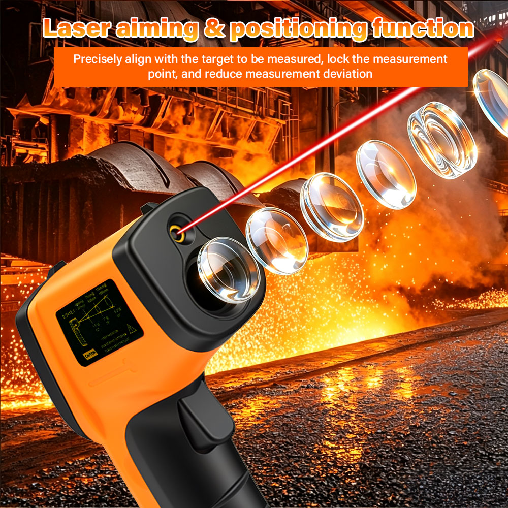 Cyfrowy termometr na podczerwi – Industrial Laser Temperature Sensor recenzja i cena