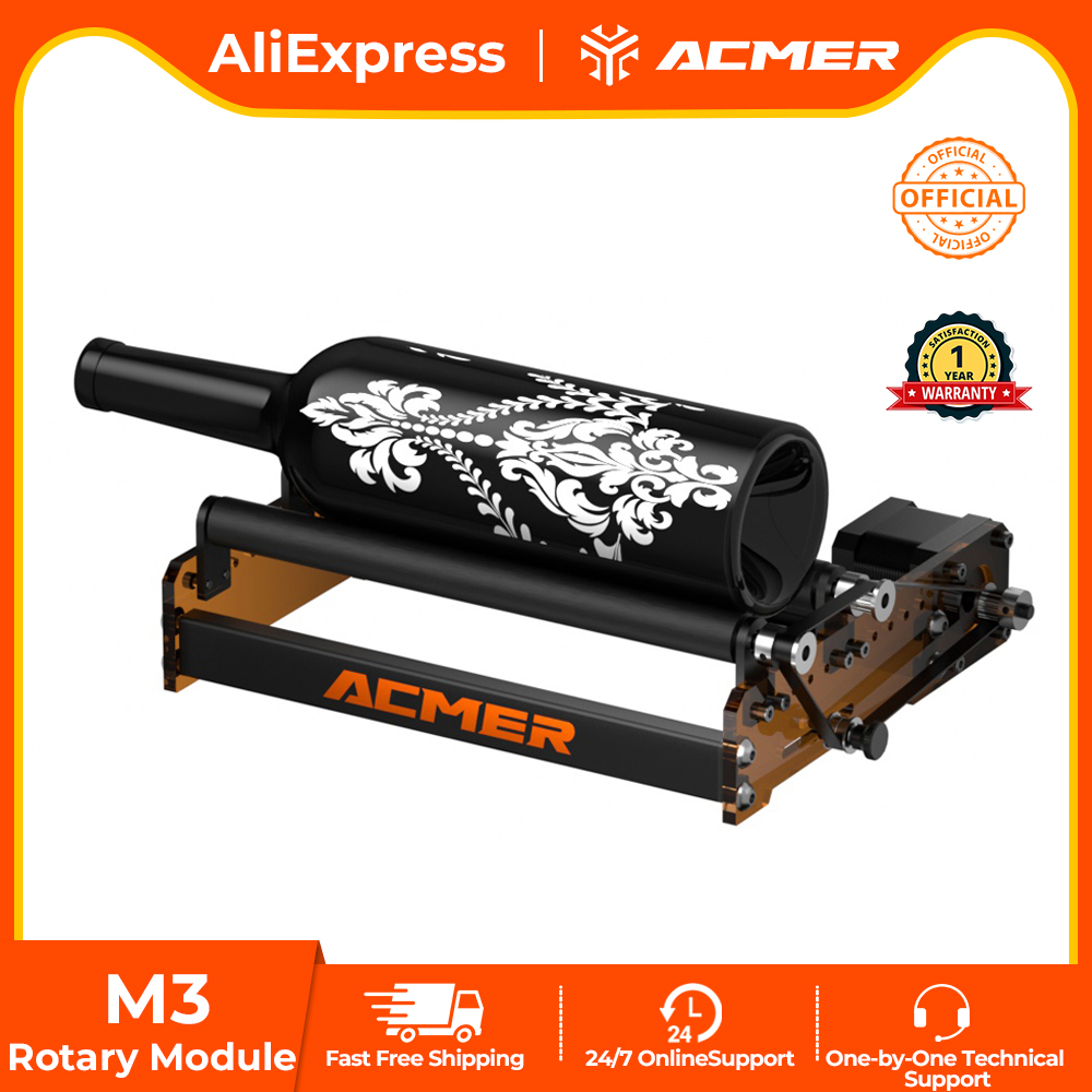 ACMER M3 Laserowy wałek obroto – Rotary Axis Laser Engraver recenzja i cena
