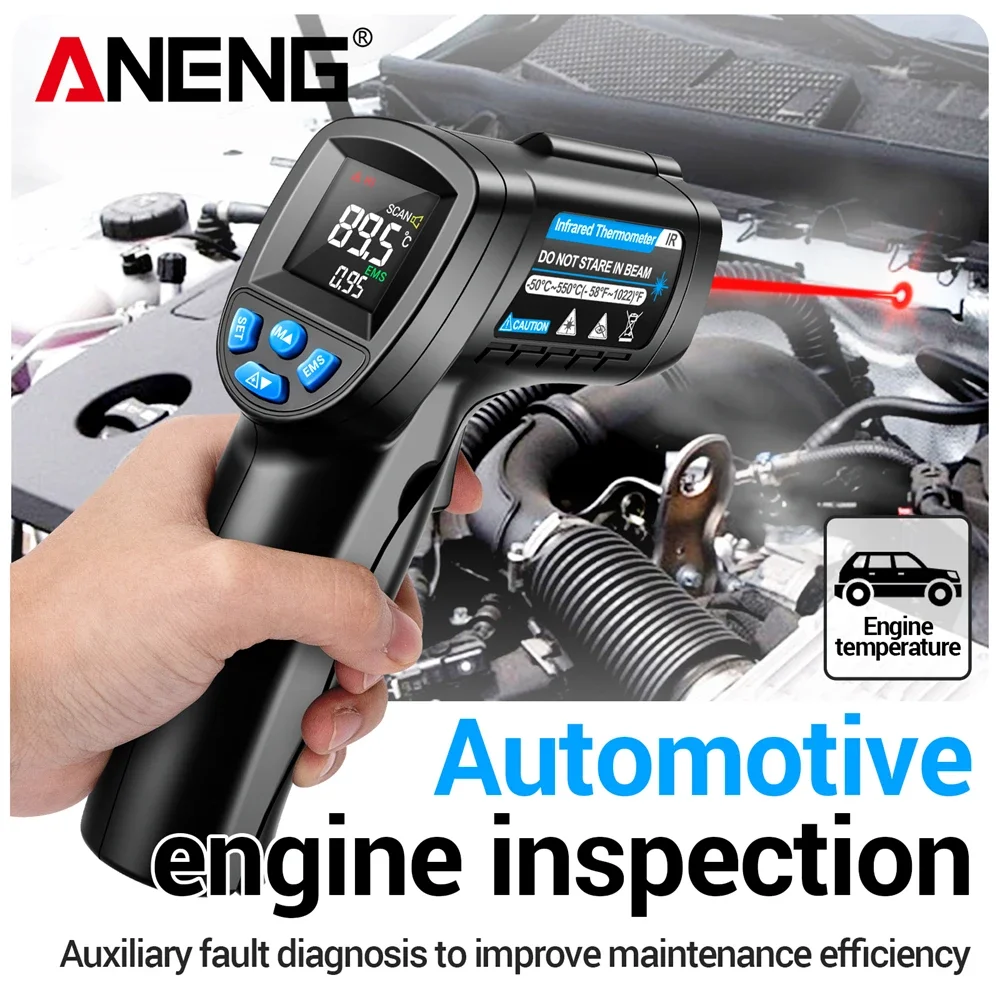 ANENG TH104 Ręczny termometr n – Industrial Laser Temperature Sensor recenzja i cena